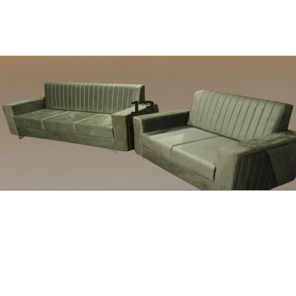 velvet fabric sofa set 3+2