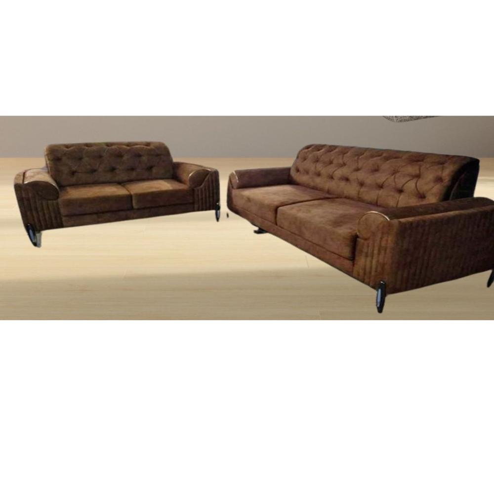 velvet fabric sofa set 3+2