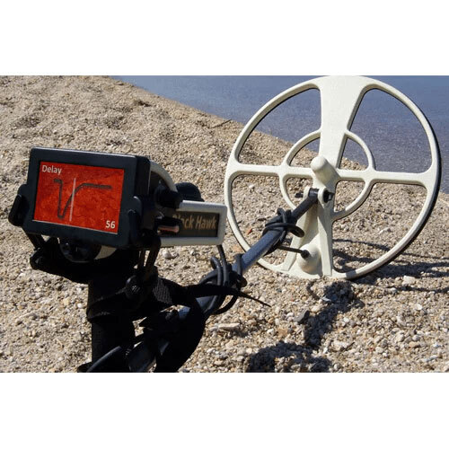 Black Hawk Metal Detectors - Lightweight Aluminum, Large Round Open Coil | Deep Detection, Adjustable Armrest, Advanced Mineral Rejecter