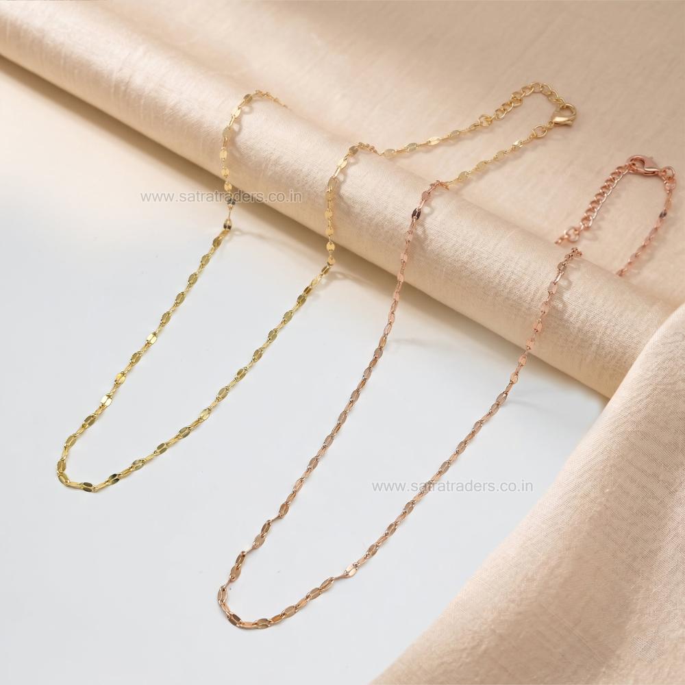 Brass High Quality Ready Chain | Size : 8.5inch | Qty : 2pc | RC34