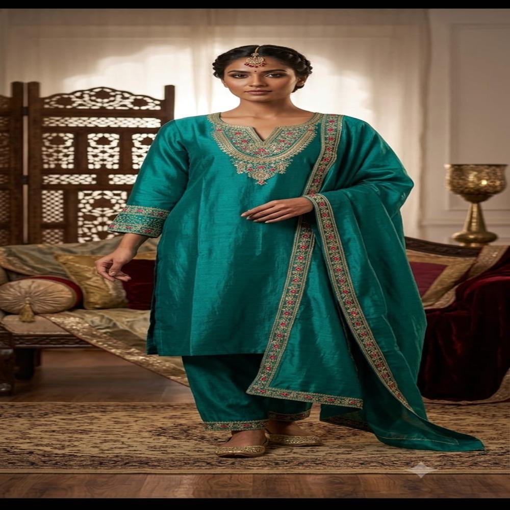 Ladies Designer Silk Kurti