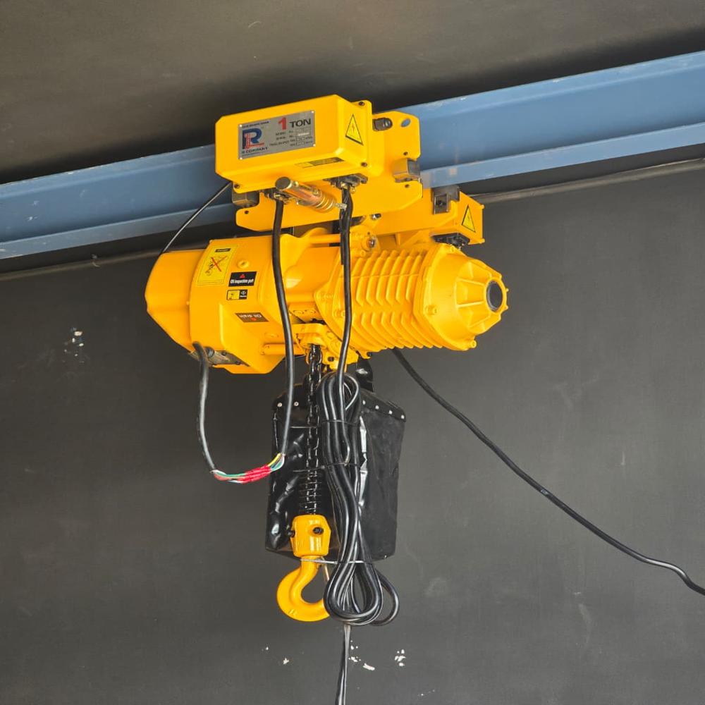 Electric Chain Hoist With Travelling Trolley