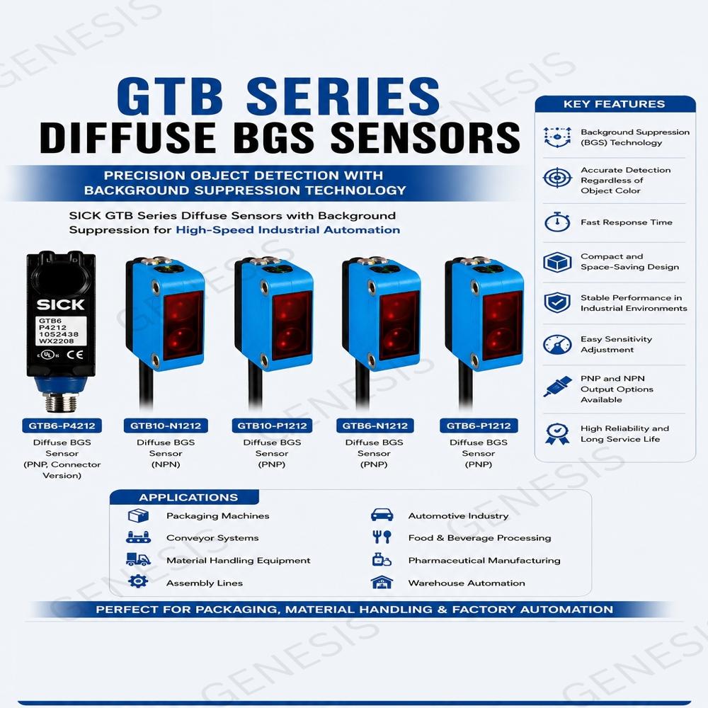 GTB Series Diffuse BGS Sensor