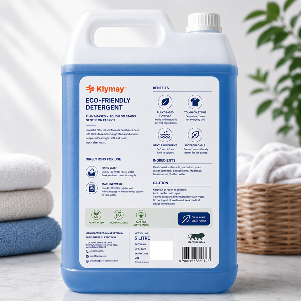 Klymay Eco-Friendly Liquid Laundry Detergent 5L