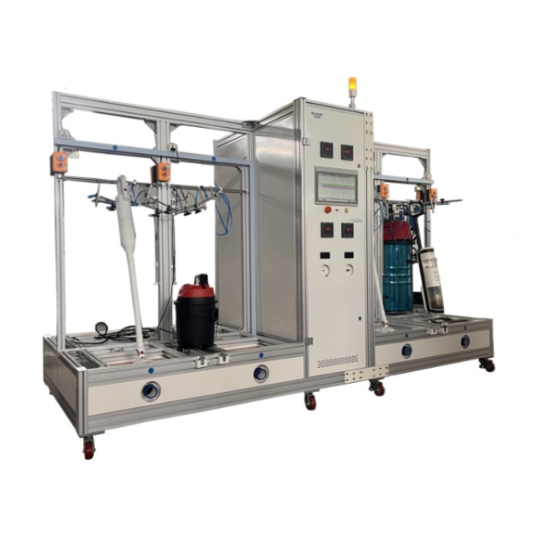 Vacuum Cleaner Full-Unit Charge-Discharge Life Tester - Aluminum Alloy Frame, 3200x900x1900 mm | PLC Control, Multi-Station 4-Unit Testing, Auto Fault Detection, Touchscreen Interface