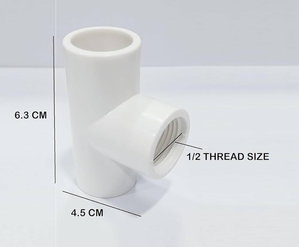 Upvc Thread Tee - Capacity: 2000 Pcs/hr