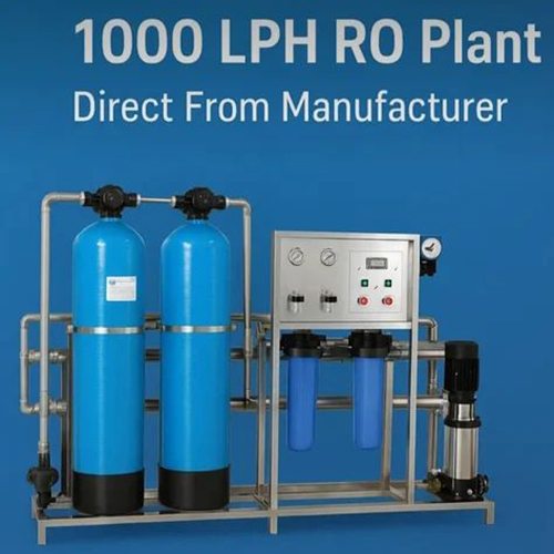 1000 LPH Industrial Reverse Osmosis Plant