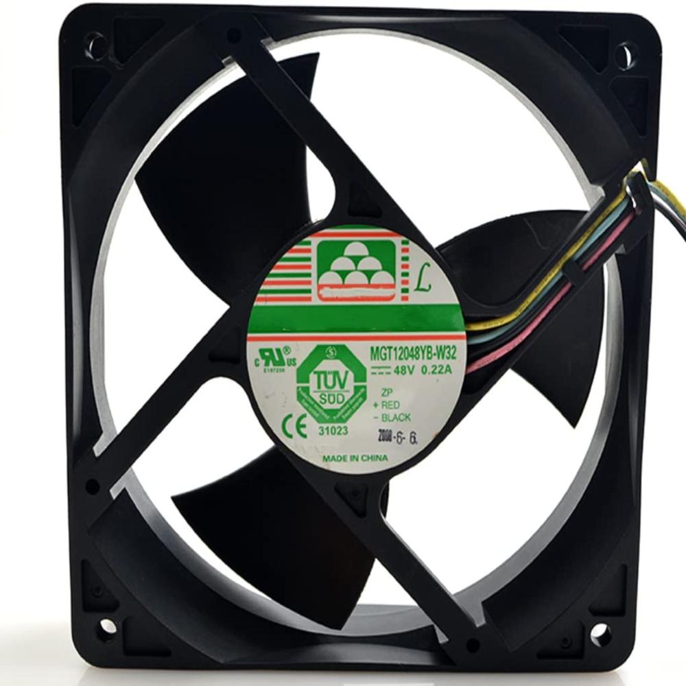 MAGIC PROTECHNIC MGT12048YB-W32 48V DC 0.22A 12032mm Ball Bearing Industrial Axial Cooling Fan