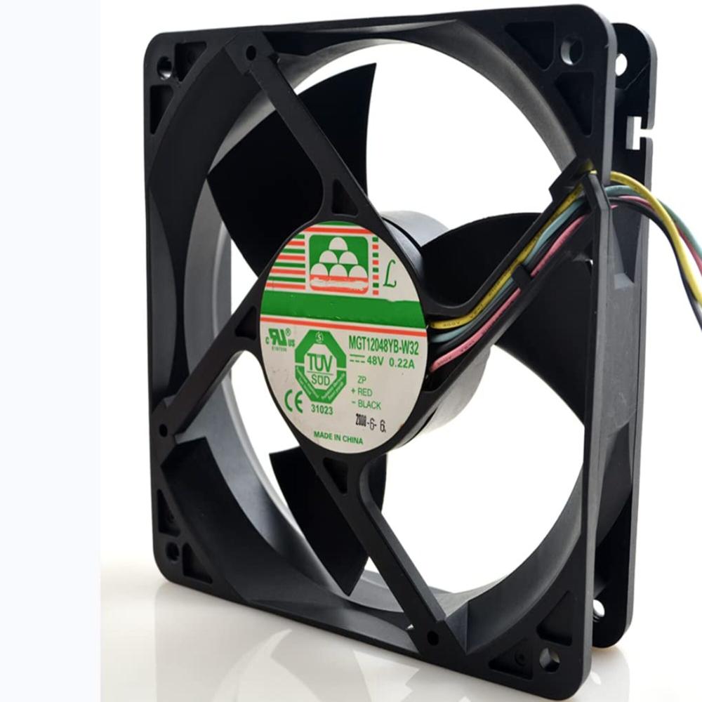 MAGIC PROTECHNIC MGT12048YB-W32 48V DC 0.22A 12032mm Ball Bearing Industrial Axial Cooling Fan
