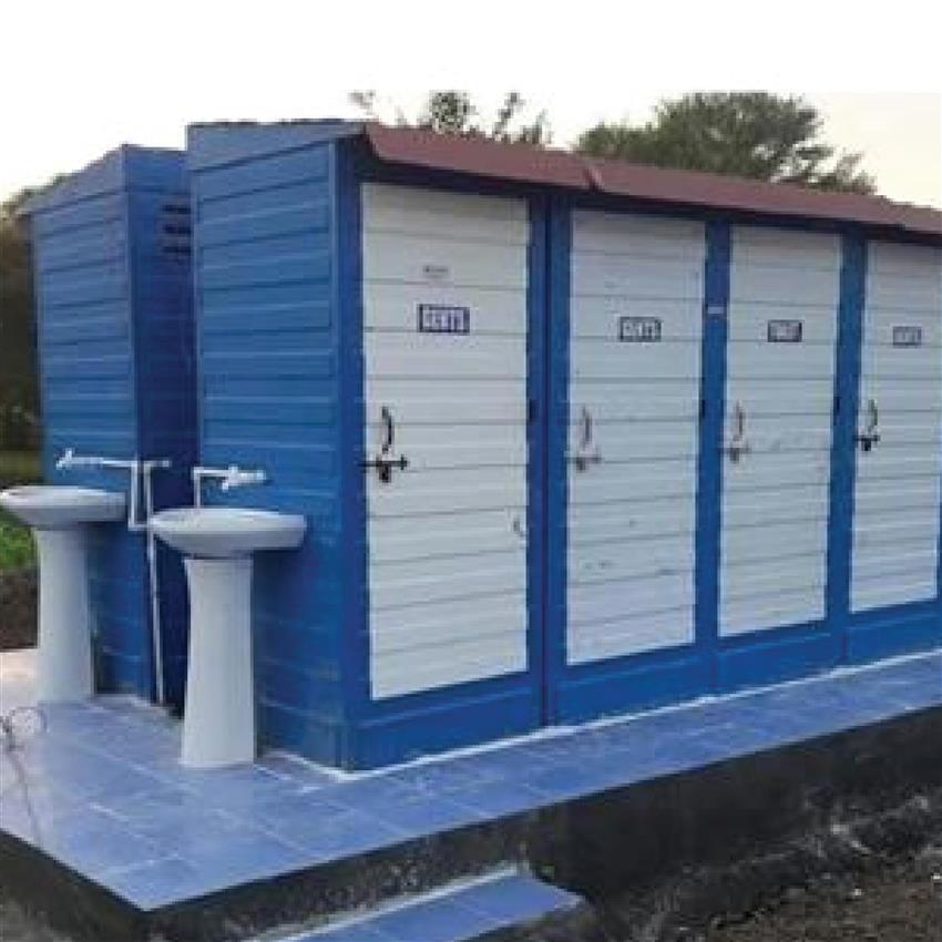 5x5x8.6 portable toilet container