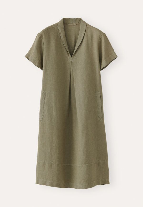 Linen Western Dress