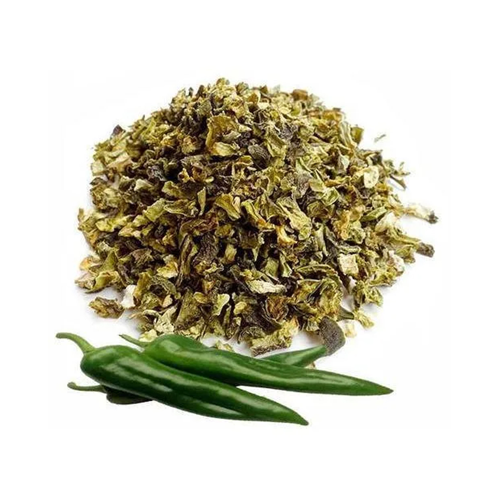 Green chili flakes