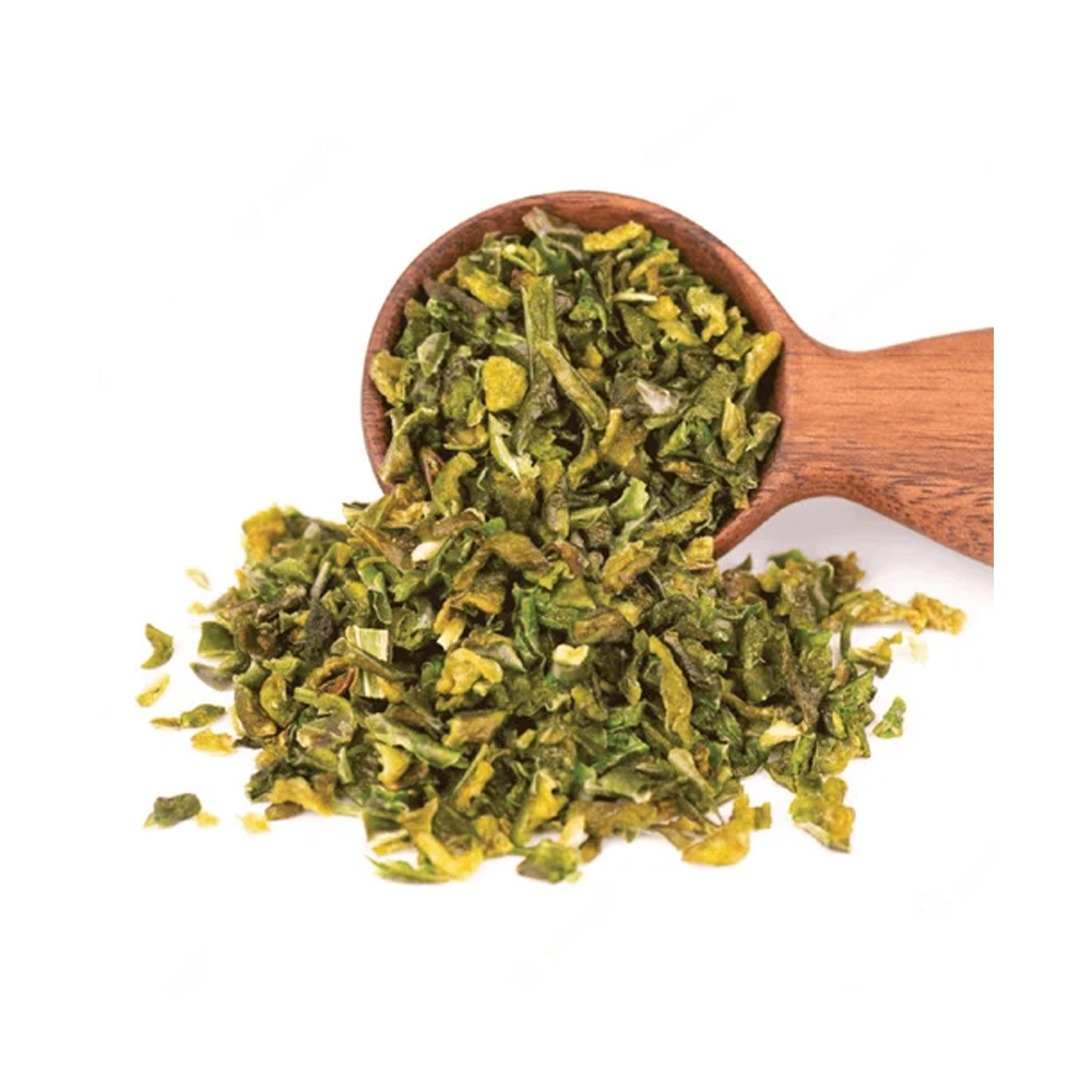 Green chili flakes