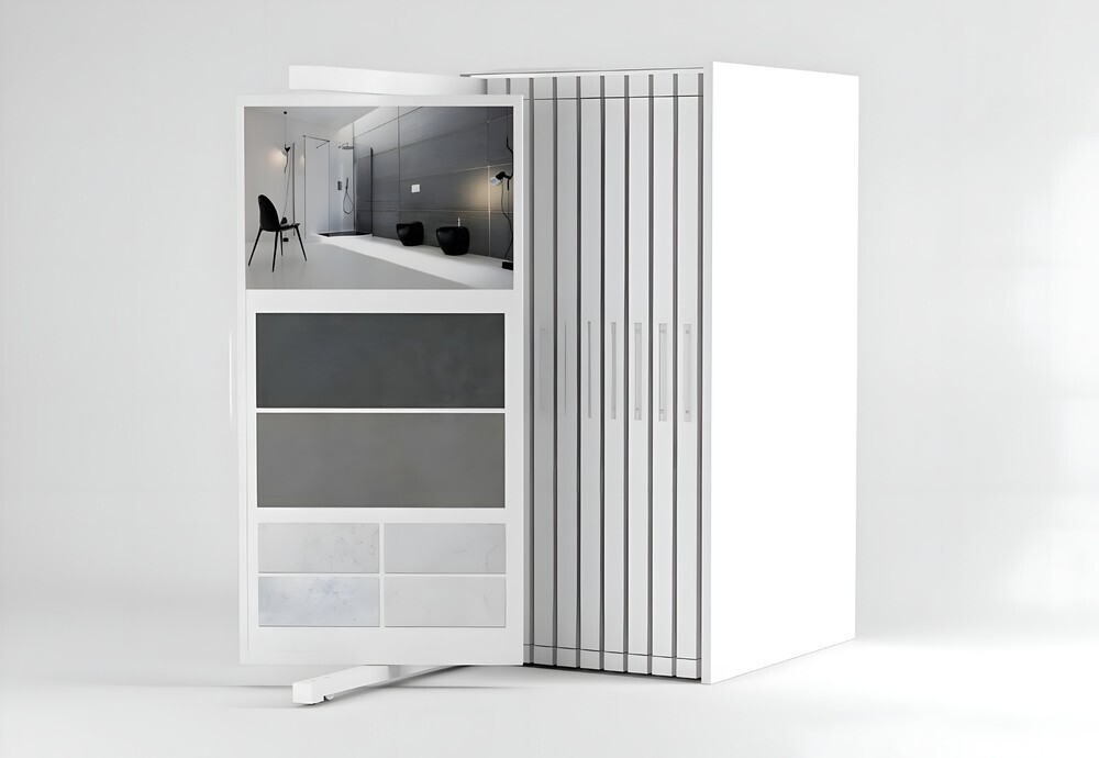 Pull Push And Rotate Display Rack