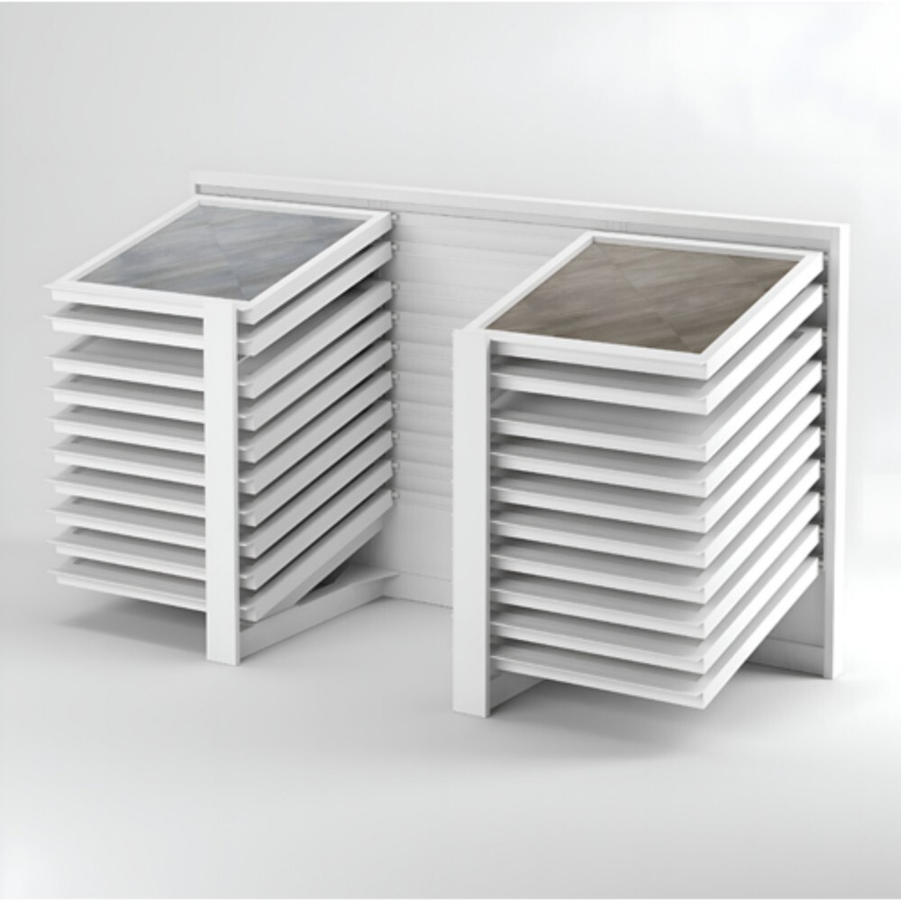 Tiles Display Stand - Assembly: Partially Assembled