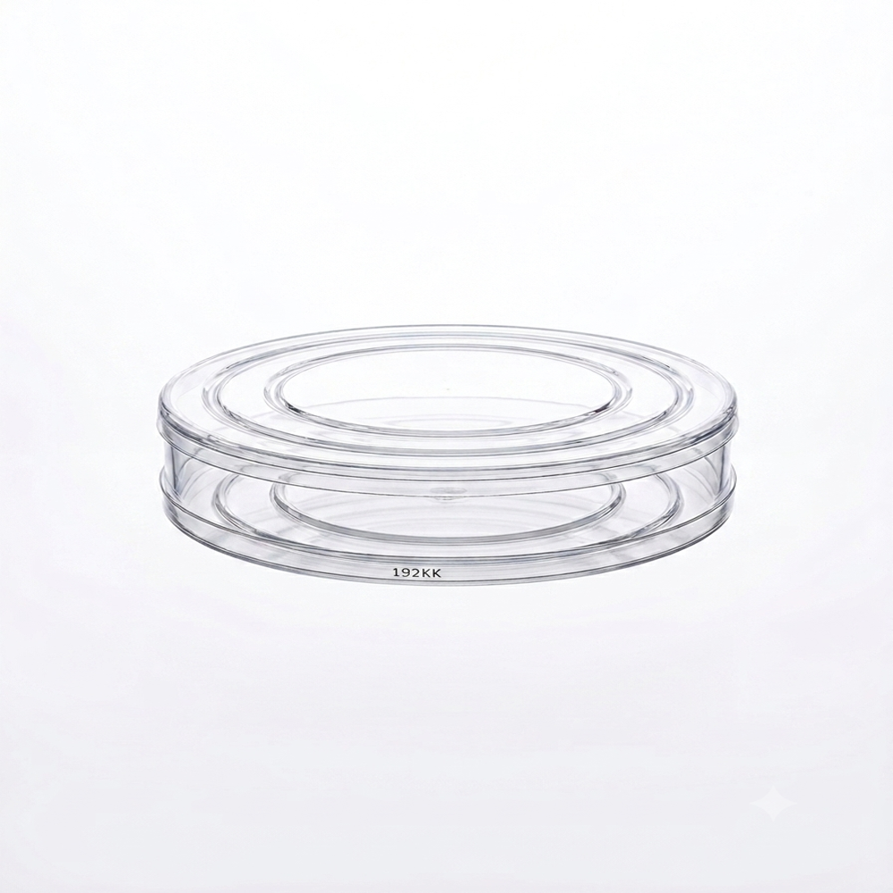 Clear Cylendrical Boxes - Color: Transparent
