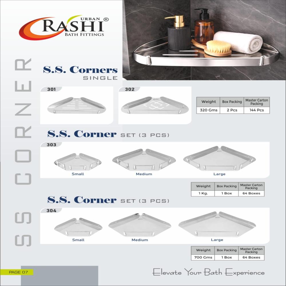 STAINLESS STEEL CORNER 1 K.G