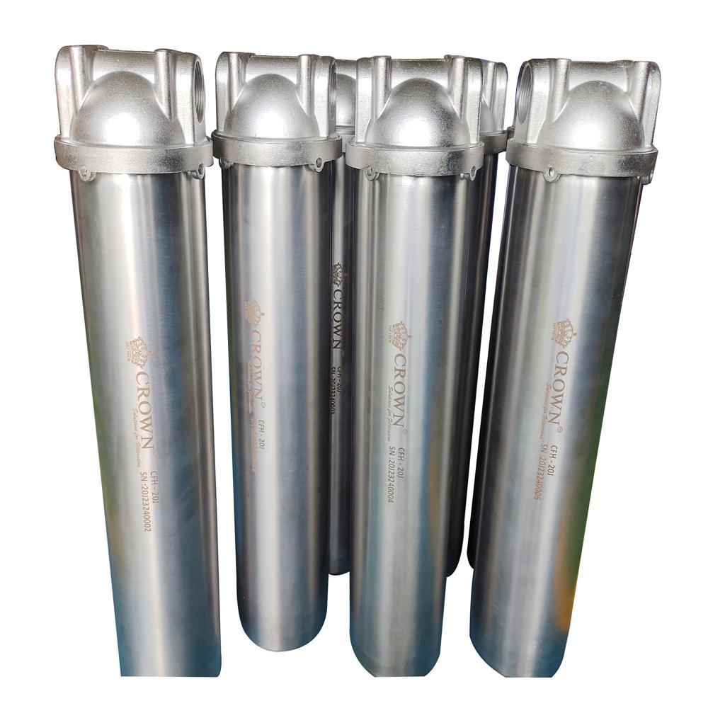 Cartridge Filter Housings - Stainless Steel, 10" to 60" Cartridge Length, Metallic Silver | Polished Finish, Clamp Closure, Vertical Mounting, 0.1-100 Micron Filter Rating, Up to 10 Bar Pressure