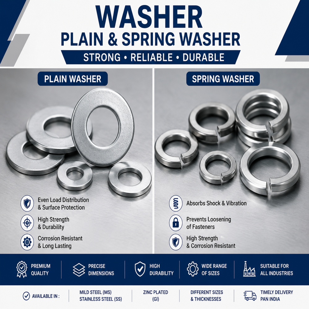 WASHER PLAIN/SPRING WASHER