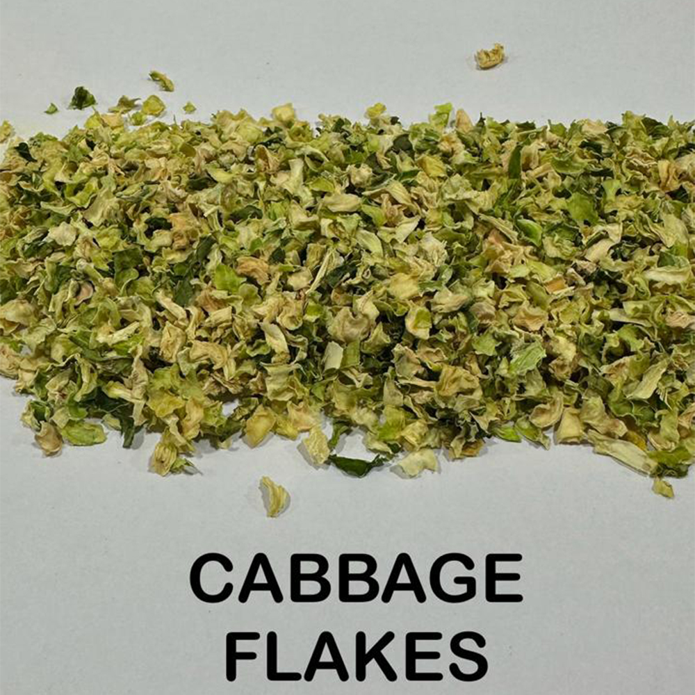 Cabbage Flakes - Shelf Life: 12 Months