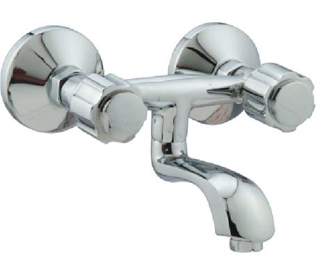 Standard Wall Mixer Tap - Color: Silver