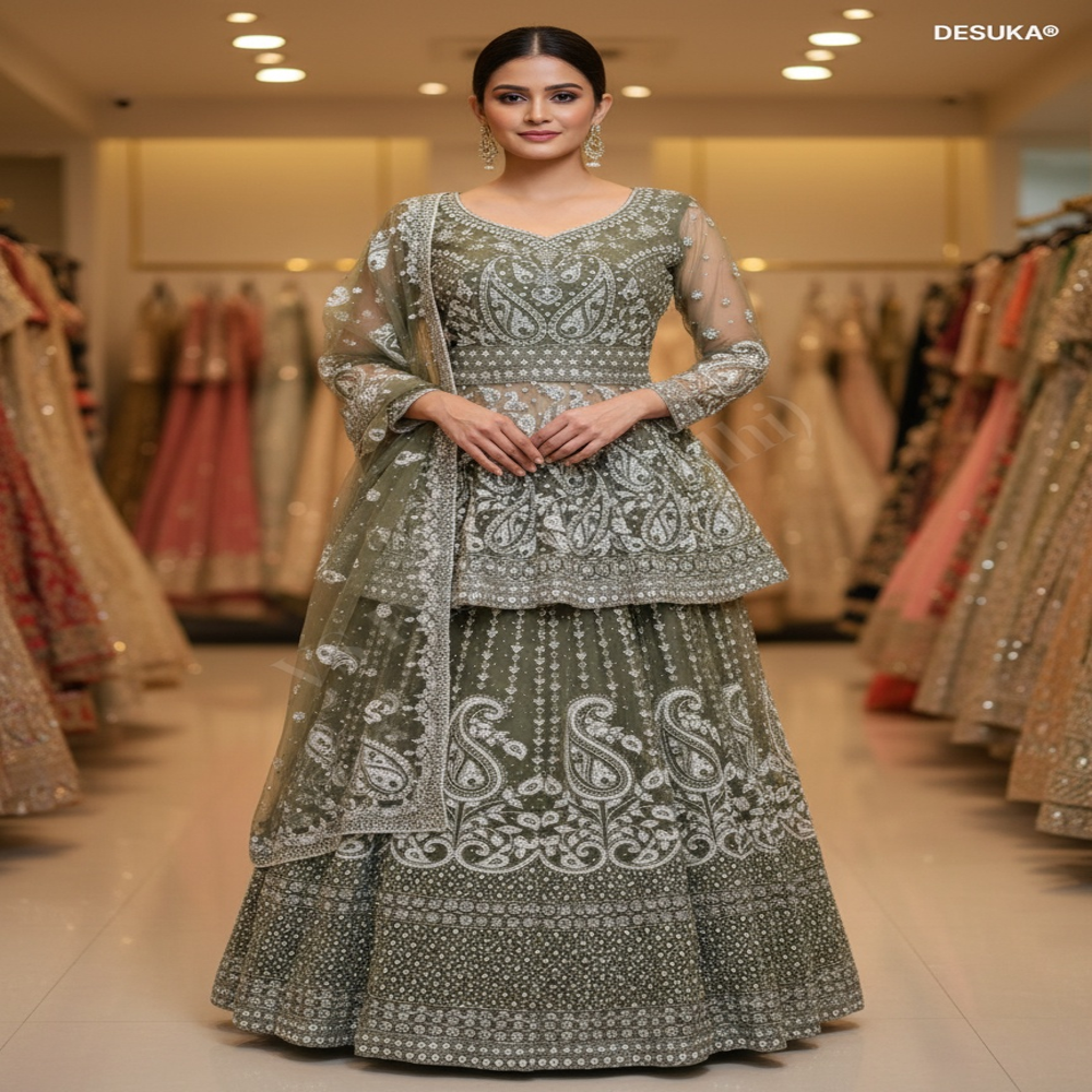 IWP- 50003 Peplum Lehenga Set