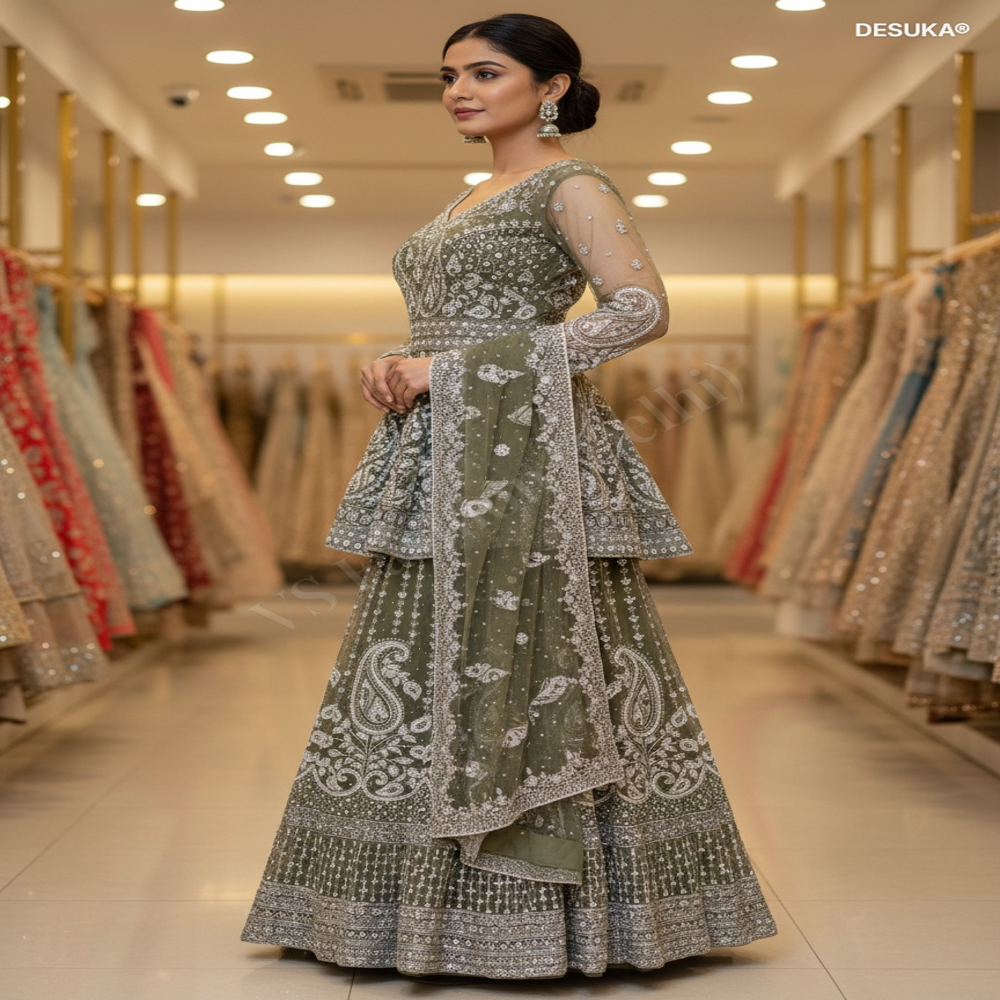 IWP- 50003 Peplum Lehenga Set