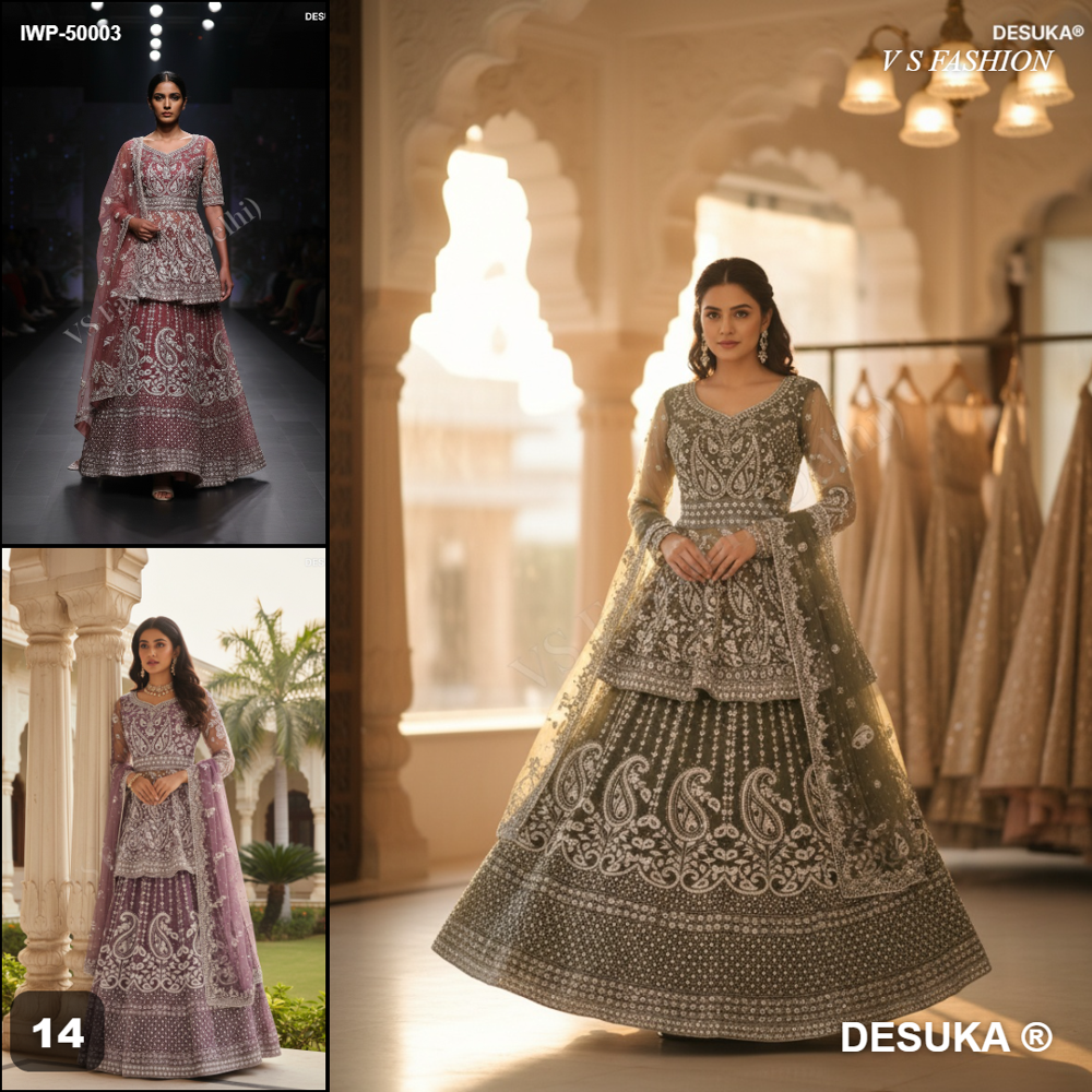 IWP- 50003 Peplum Lehenga Set