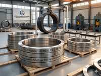 High Quality Seamless Rolled Forged Steel Rings - Alloy Steel, 600-3000mm Bore, 180-320 Hb Hardness, Custom Size, Heat Treated