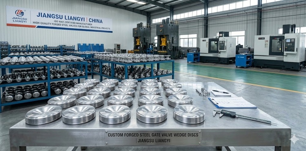 Custom forged steel gate valve wedge discs