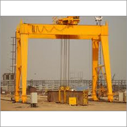 Goliath Crane - Robust Build, Long Travel Motor Gearbox Unit | Electric Winch Hoist, Anti-Corrosive Yellow Coating, Master-Slave Control