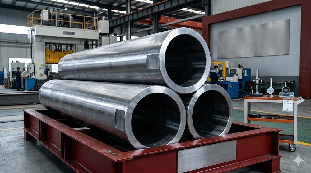Forged steel pipes