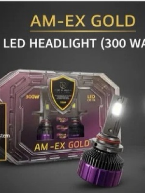 Am ex gold 300 watt led headlight