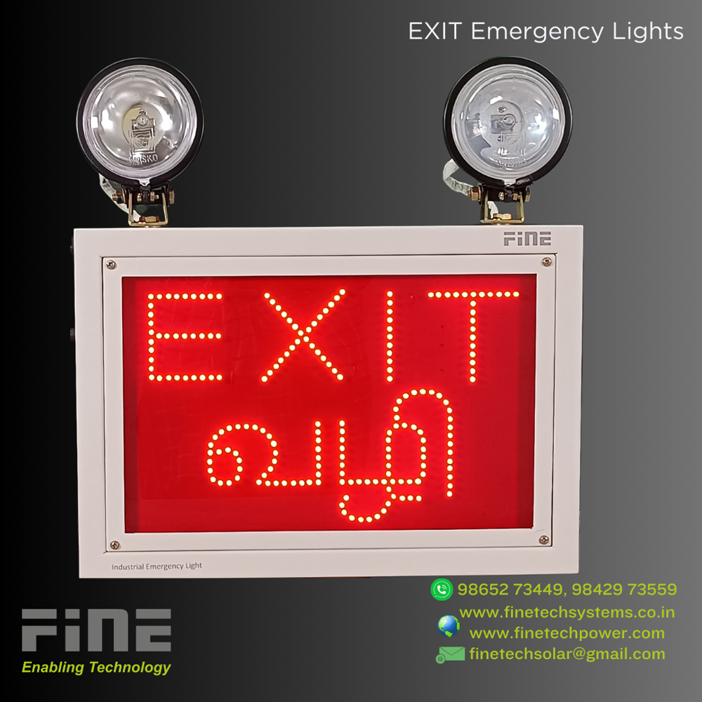 Exit Led Lights - Application: Indoor