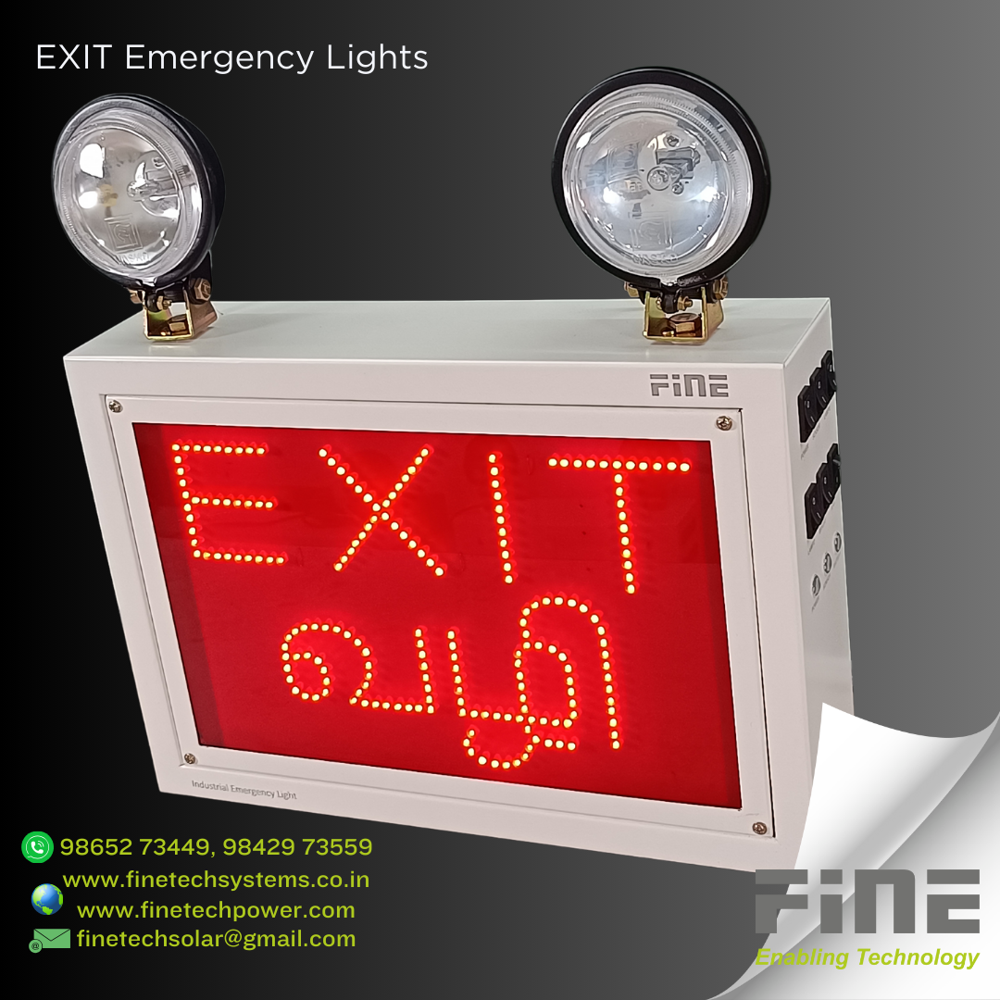 Exit Led Lights - Application: Indoor