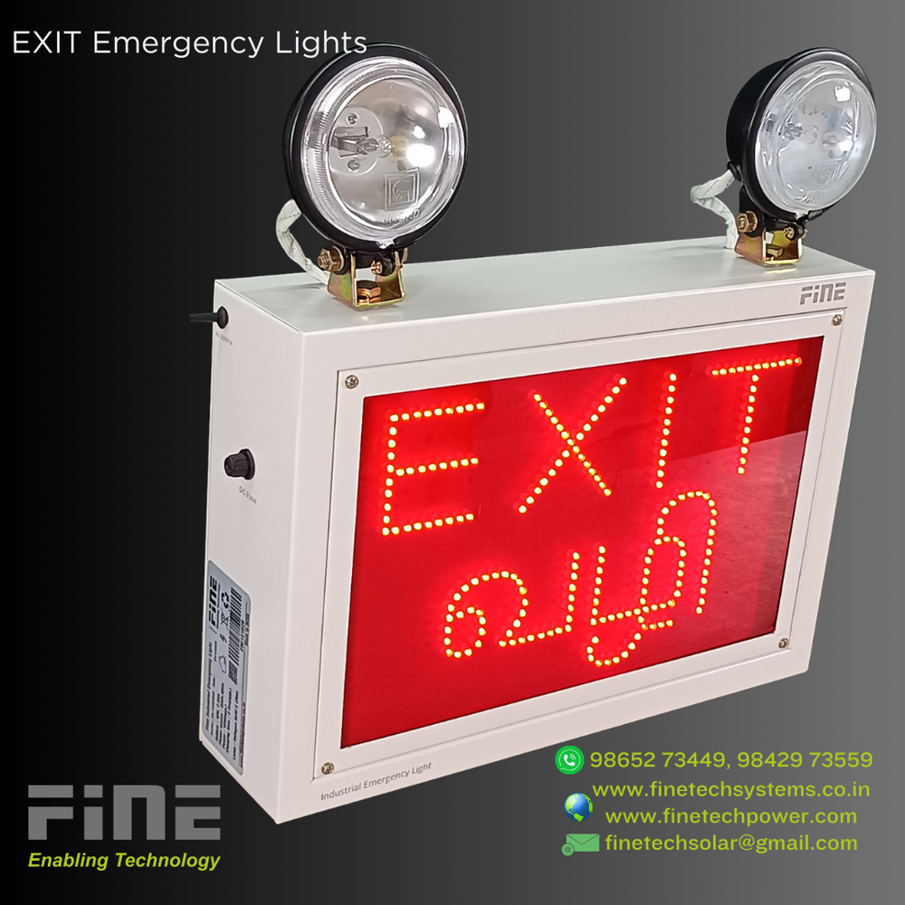 Exit Led Lights - Application: Indoor