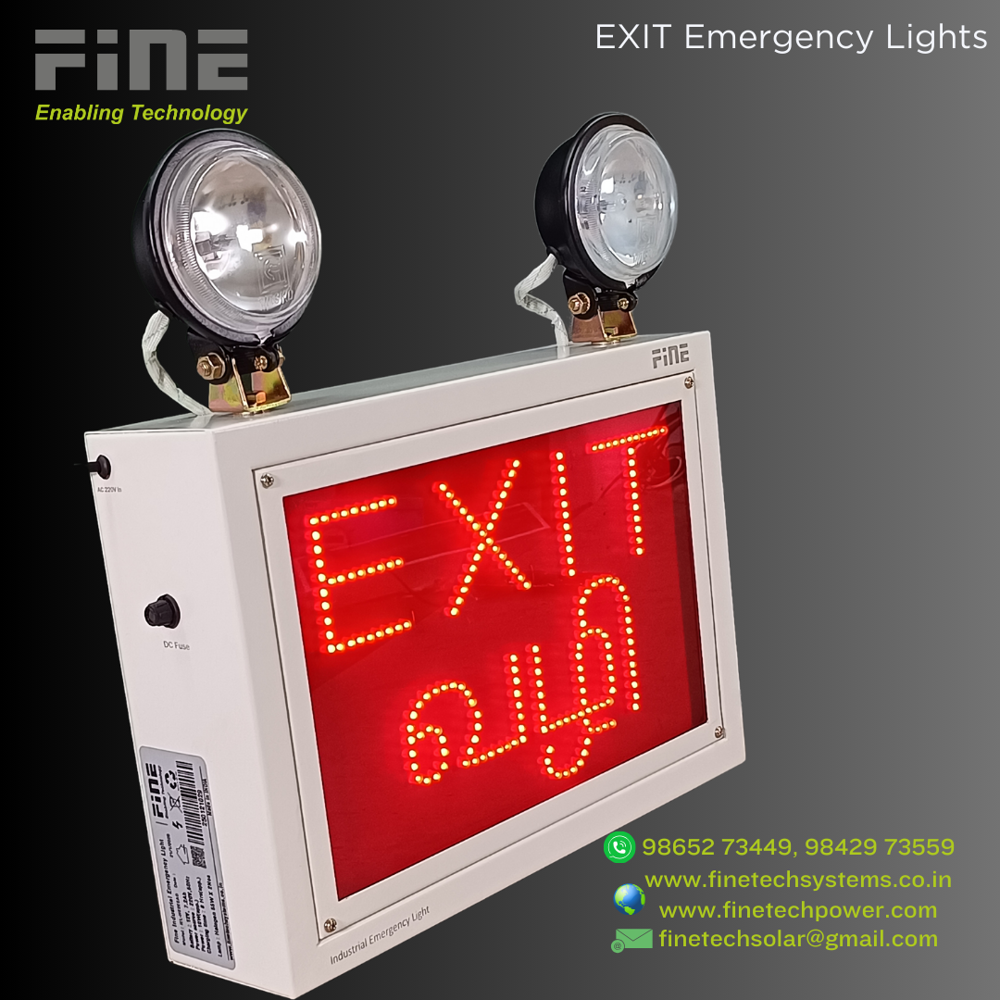 Exit Led Lights - Application: Indoor