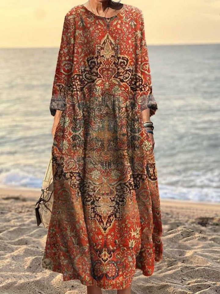 Ladies Brown Dress