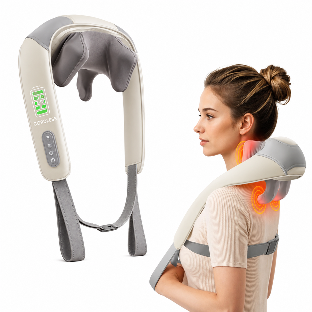 Neck And Shoulder Massager - Feature: Heat Therapy