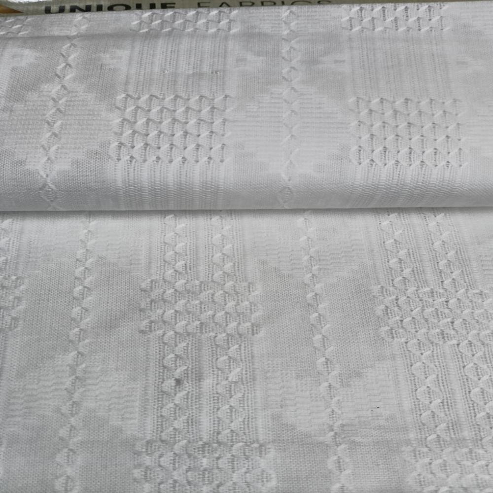 SUMMER COTTON JACQUARD SHIRTING FABRIC