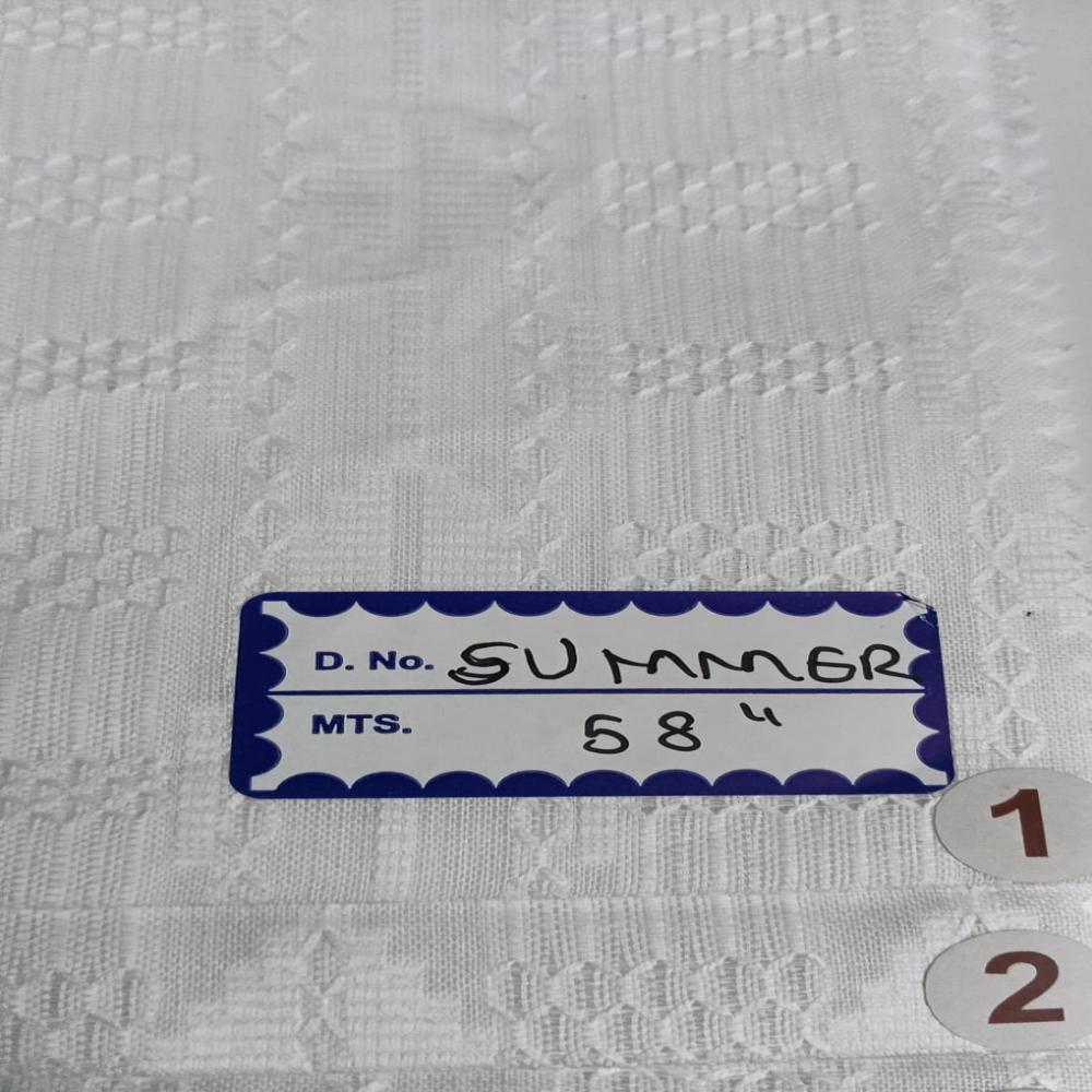 SUMMER COTTON JACQUARD SHIRTING FABRIC