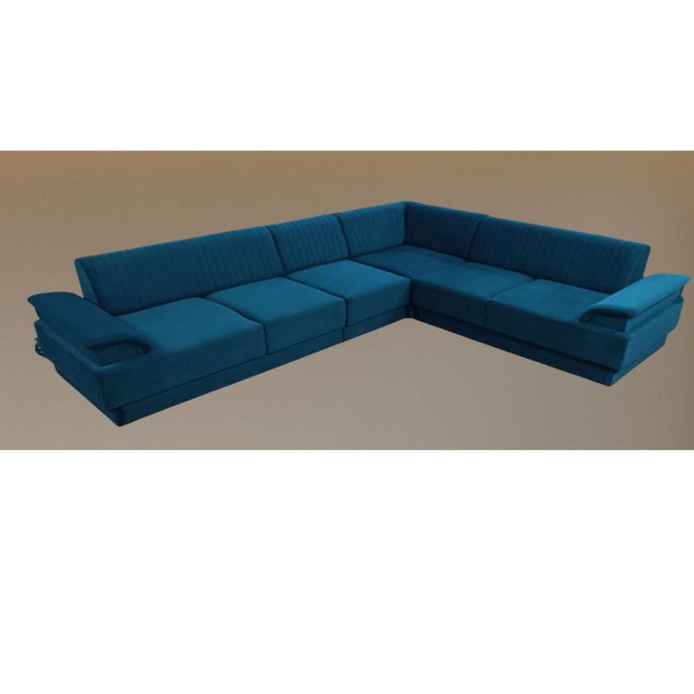  L corner regular fabric sofa set 