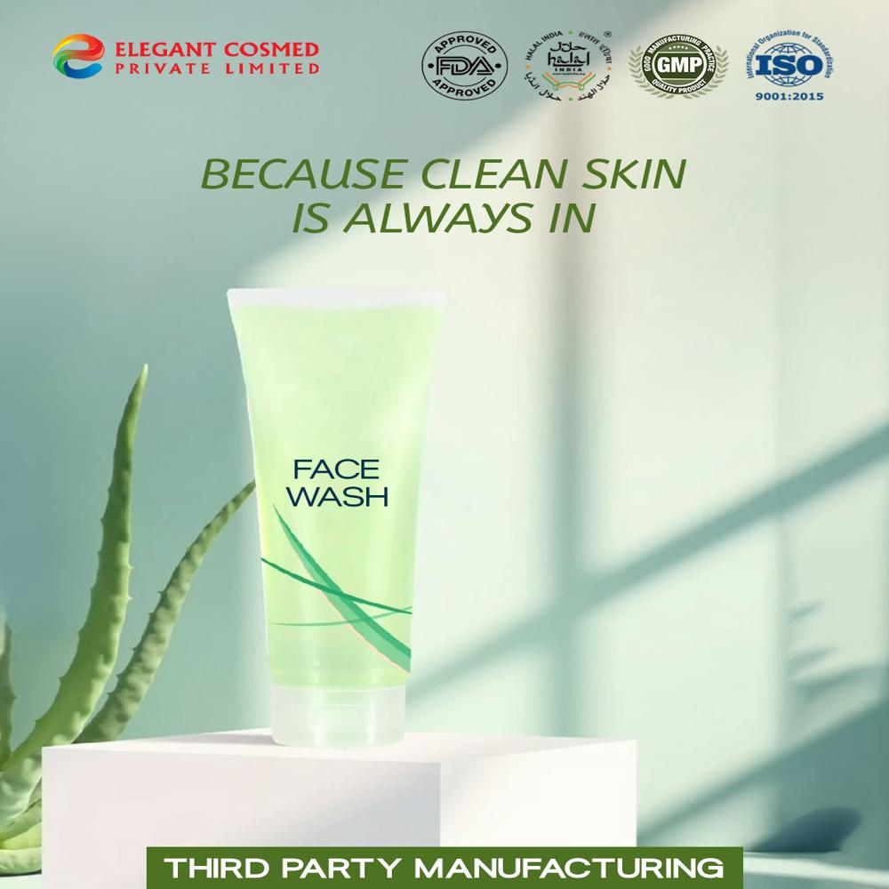 Aloe Vera Foaming Face Wash Third Party Manufacturing