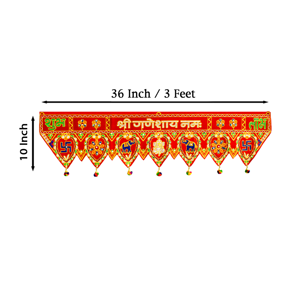 KRISHNA HANDLOOM Premium Decorative Festival Temple Hanging  Z 10