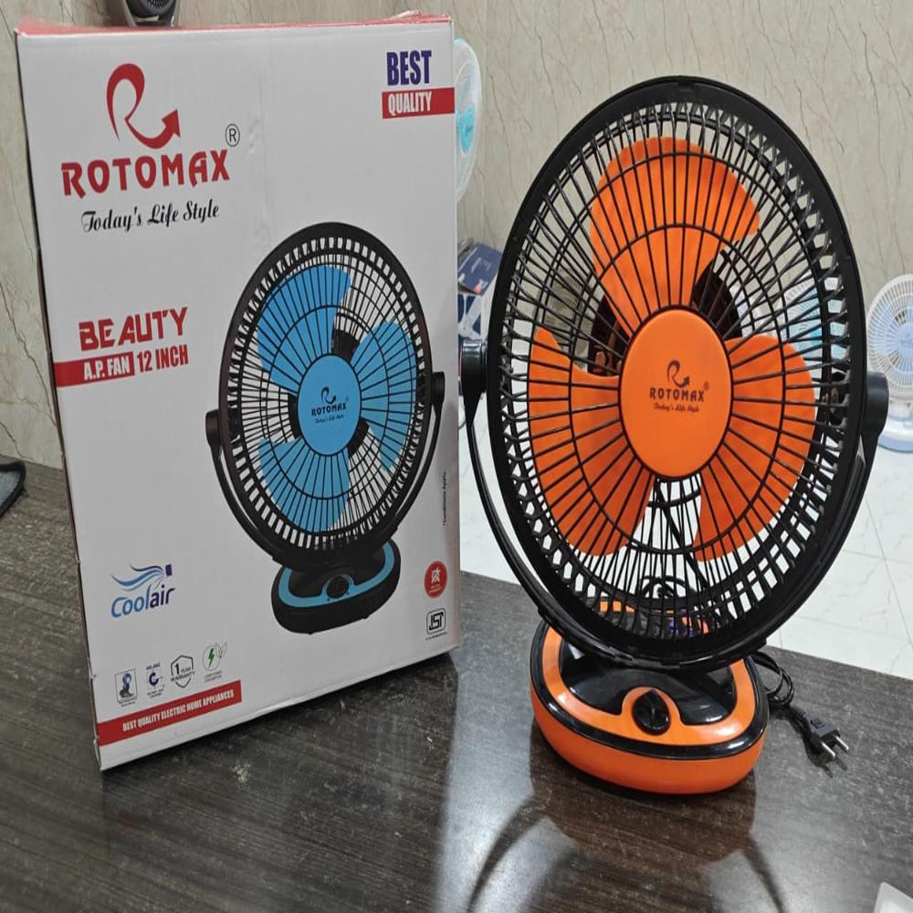 Wave Air-001 Table Fan - Blade Diameter: 400 Mm (16 Inches)