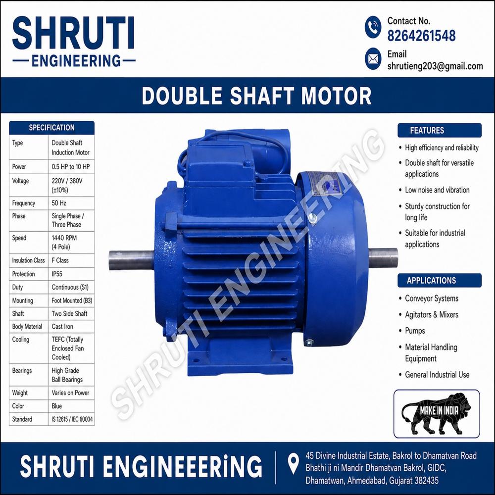 7.5 HP Three Phase Motor