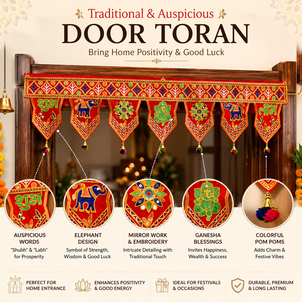 KRISHNA HANDLOOM Stylish Decorative Home Entrance Hanging Art  Z1 - 2