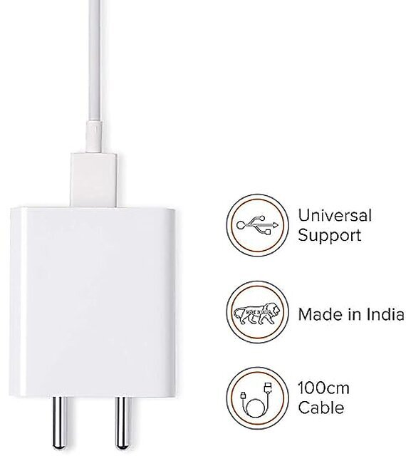 Voltrexon 18w Single USB Charger Compatible With Android Mobile