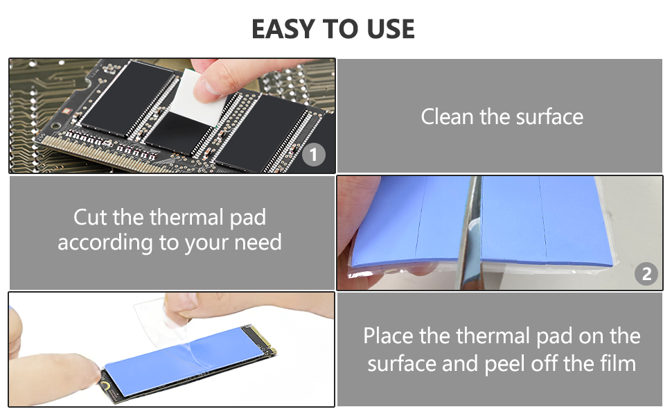 Thermal Silicone Conductive Pad 18W/(M.K) - Application: Cpus And Processors