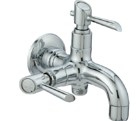 Brass 2X1 Bib Cock Tap